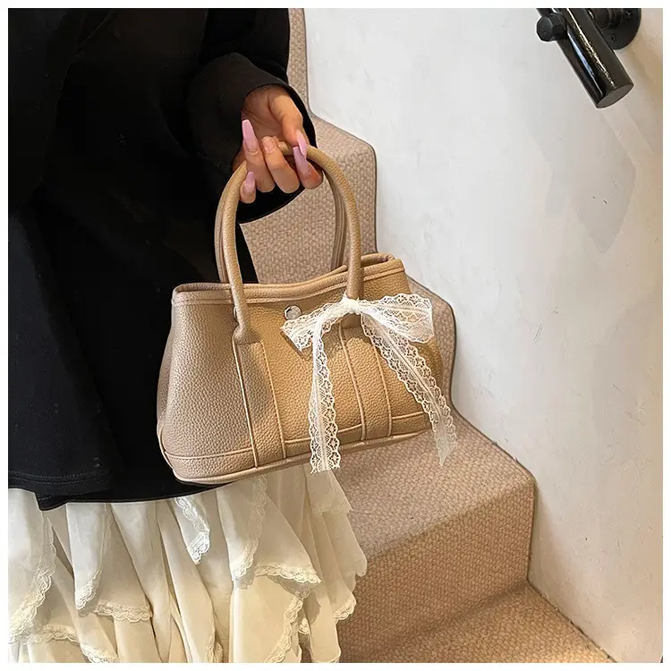 Women's Yellow Leather Bucket Bag Set 2025 Fashion — feature 41