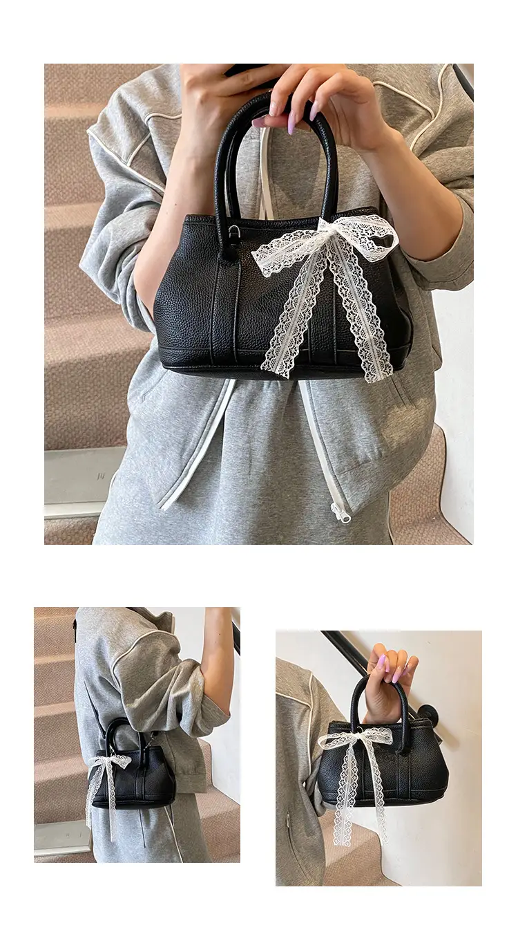 Women's Yellow Leather Bucket Bag Set 2025 Fashion — feature 7