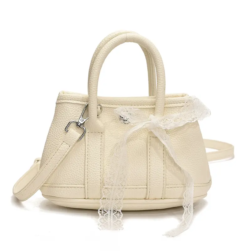 Women's Yellow Leather Bucket Bag Set 2025 Fashion - Image 10