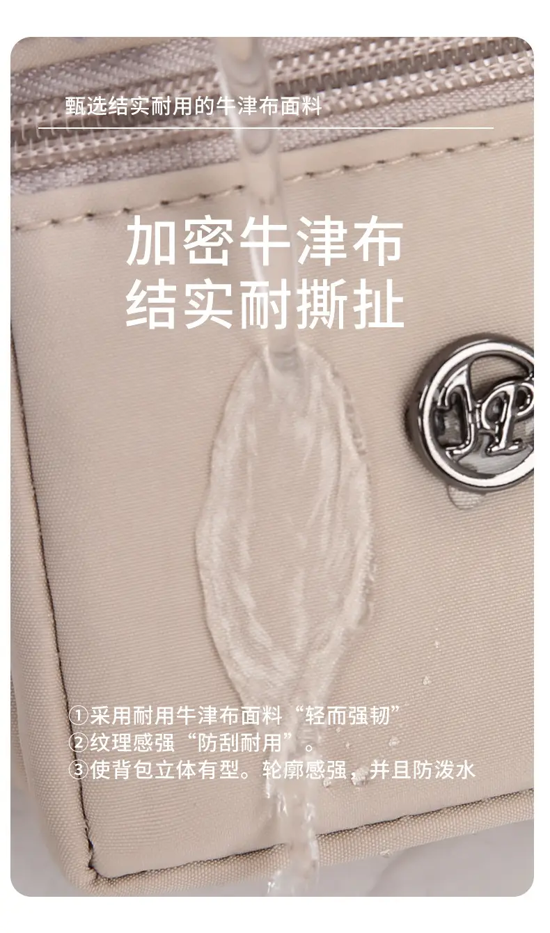 Crossbody Bag Women Pure Color Nylon 2025 — feature 11