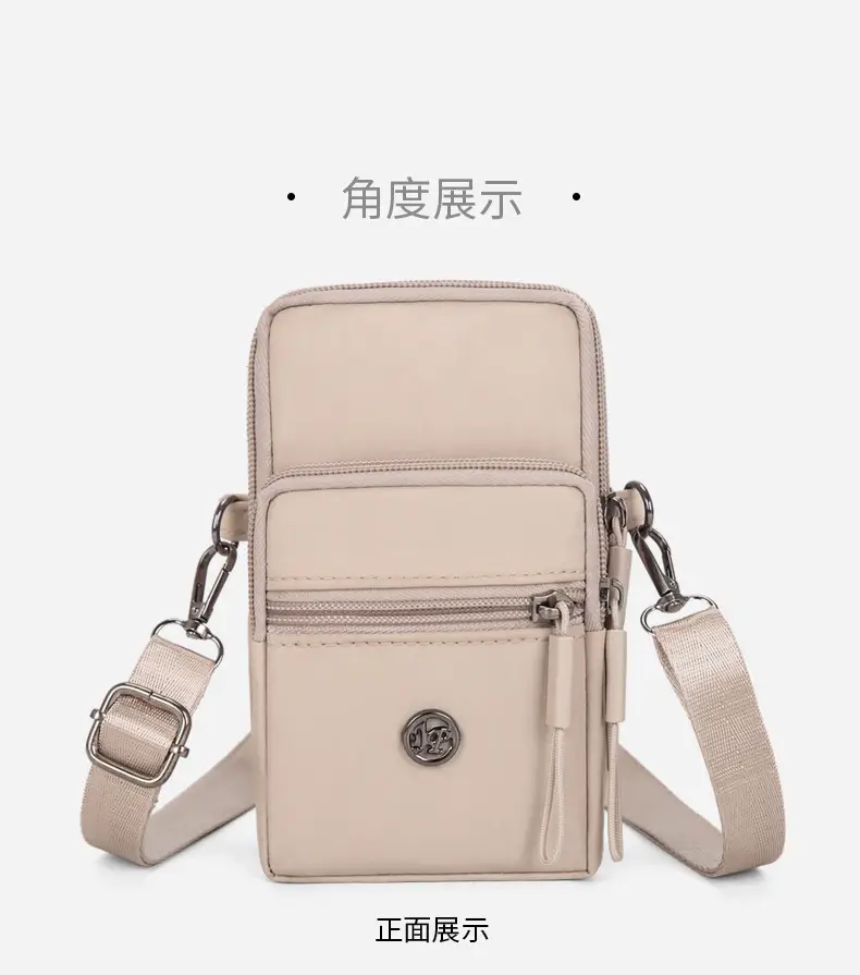 Crossbody Bag Women Pure Color Nylon 2025 — feature 15
