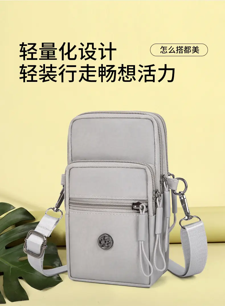Crossbody Bag Women Pure Color Nylon 2025 — feature 3