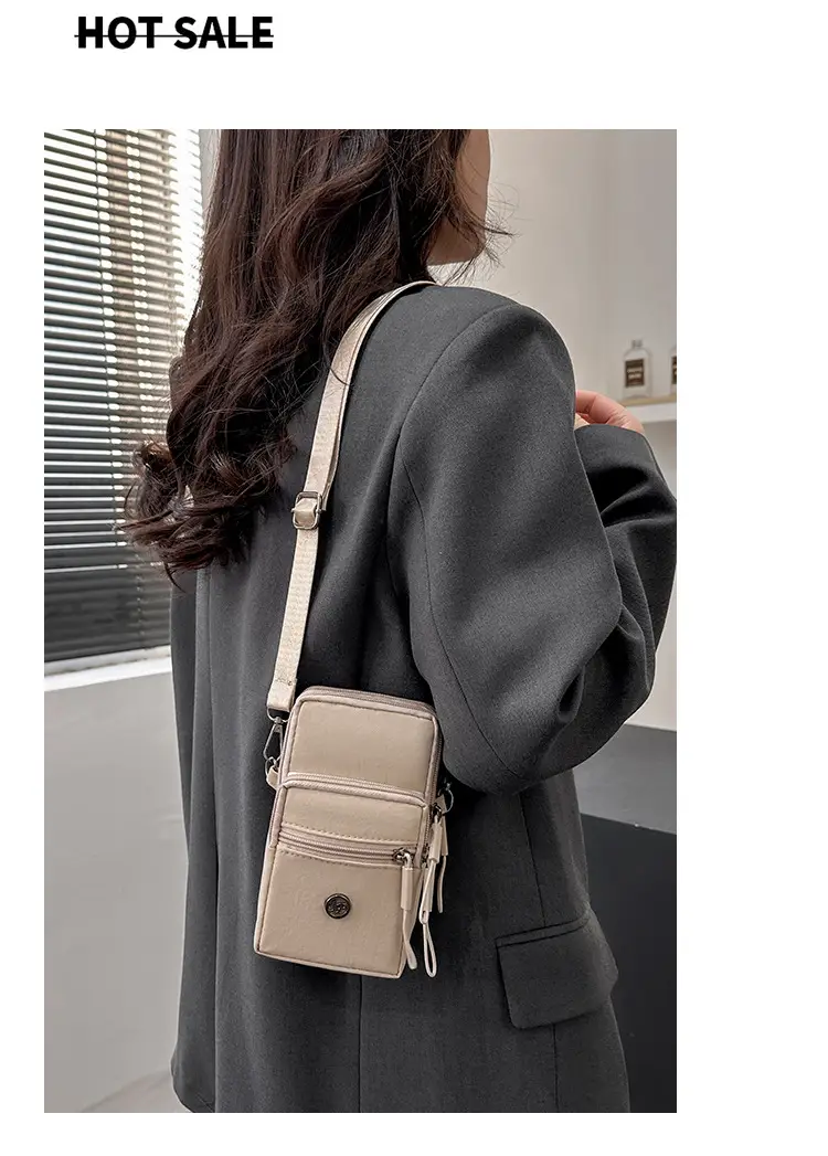 Crossbody Bag Women Pure Color Nylon 2025 — feature 34