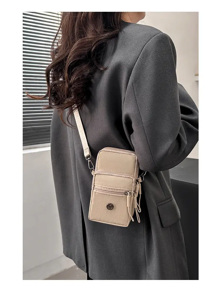 Crossbody Bag Women Pure Color Nylon 2025 — feature 37