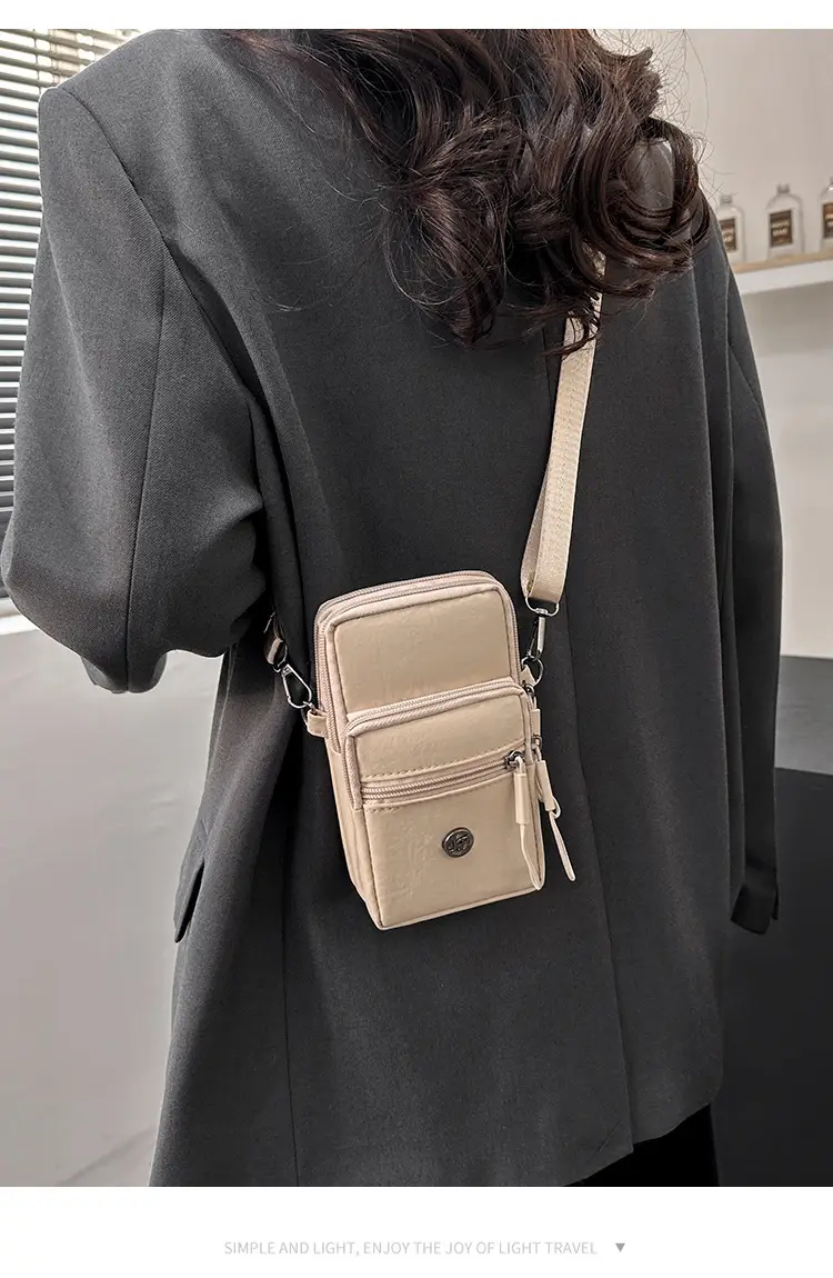 Crossbody Bag Women Pure Color Nylon 2025 — feature 38