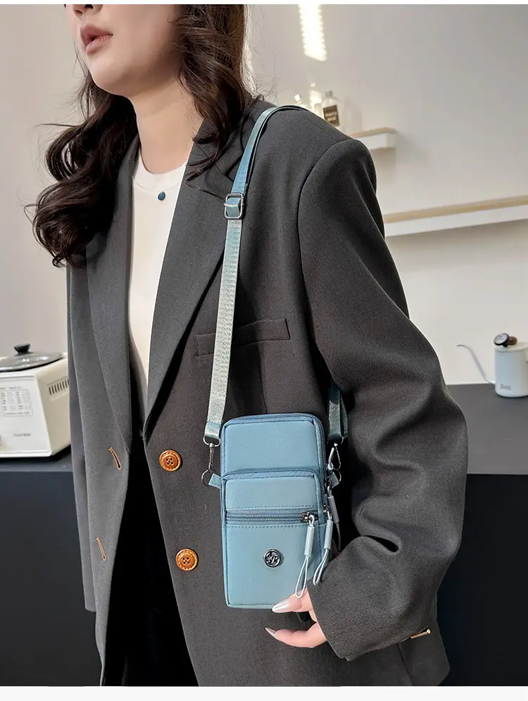 Crossbody Bag Women Pure Color Nylon 2025 — feature 41