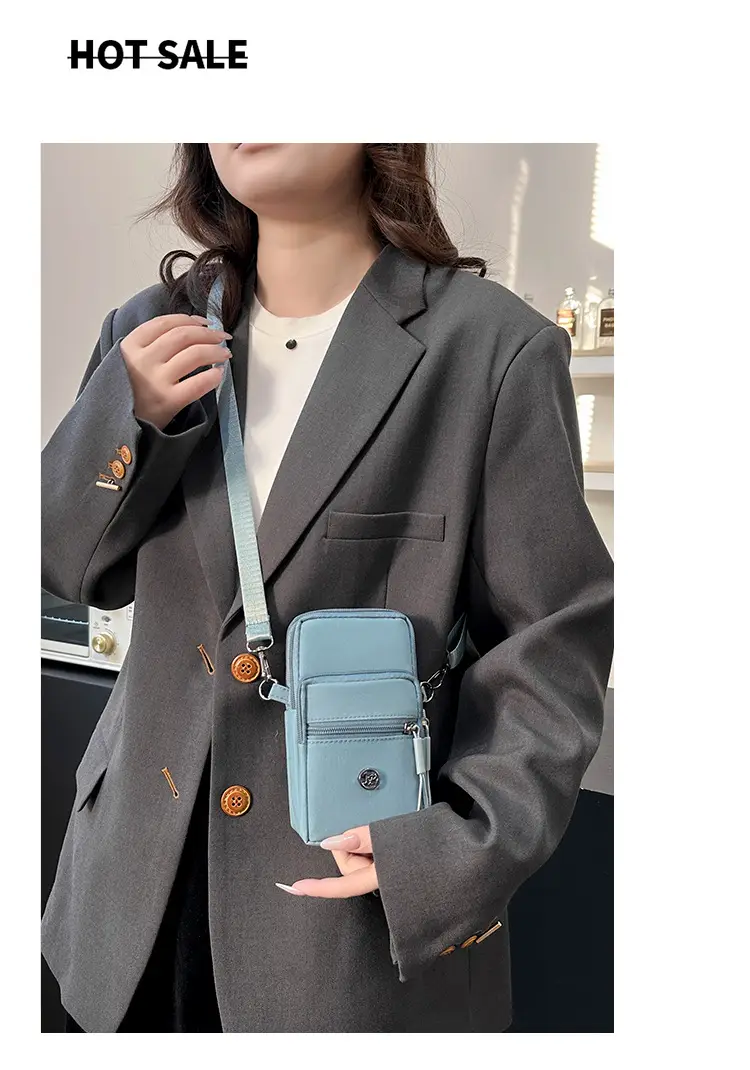 Crossbody Bag Women Pure Color Nylon 2025 — feature 43