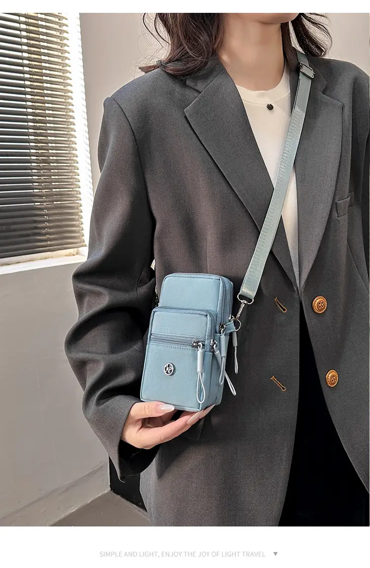 Crossbody Bag Women Pure Color Nylon 2025 — feature 44