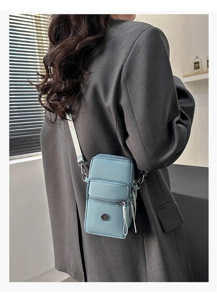 Crossbody Bag Women Pure Color Nylon 2025 — feature 45