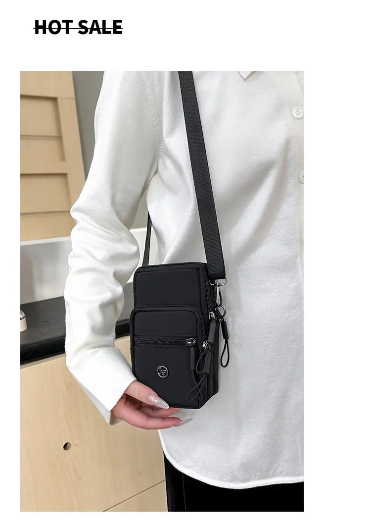 Crossbody Bag Women Pure Color Nylon 2025 — feature 48