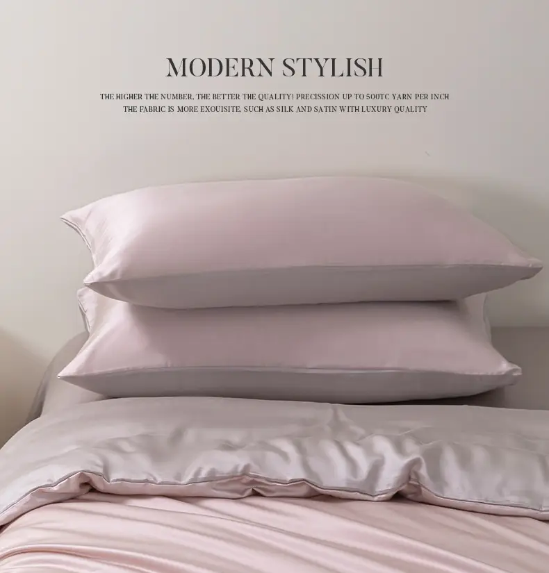 100 Lanjing Tencel bed four-piece lyocell ice silk sheets summer cool feeling quilt cover silk slippery naked sleep 4 — feature 23