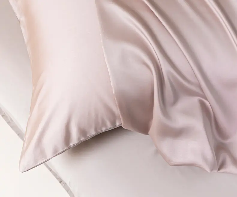 100 Lanjing Tencel bed four-piece lyocell ice silk sheets summer cool feeling quilt cover silk slippery naked sleep 4 — feature 25