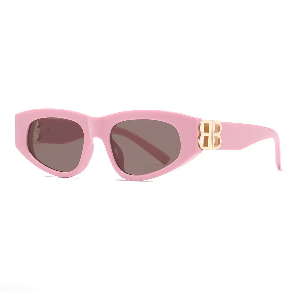 Women's 2025 Retro Cat Eye Sunglasses White Anti-UV - Image 10