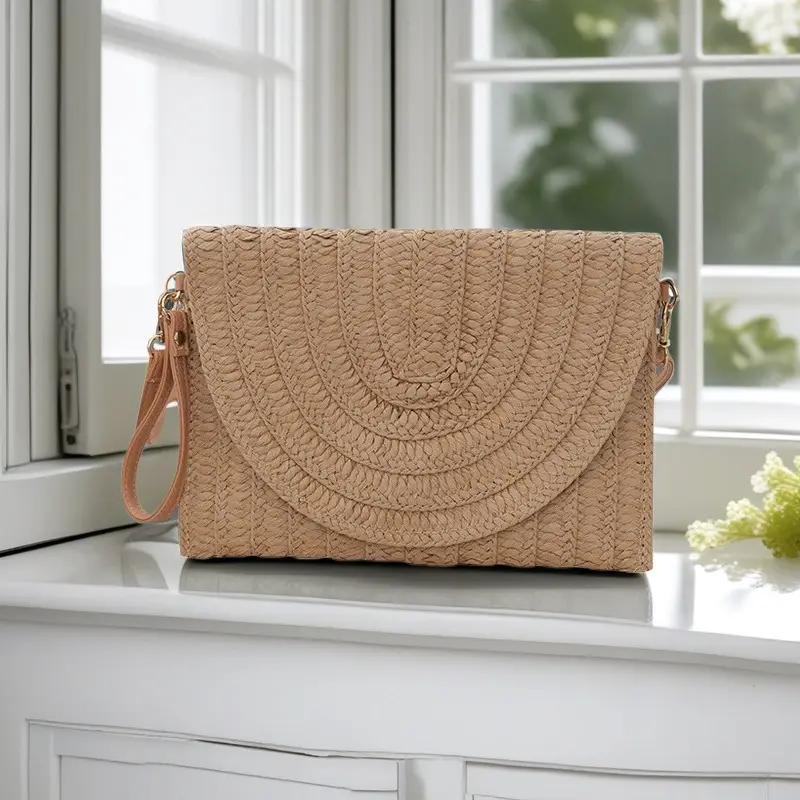 French Style Straw Bag for Women Beach Travel - Image 5