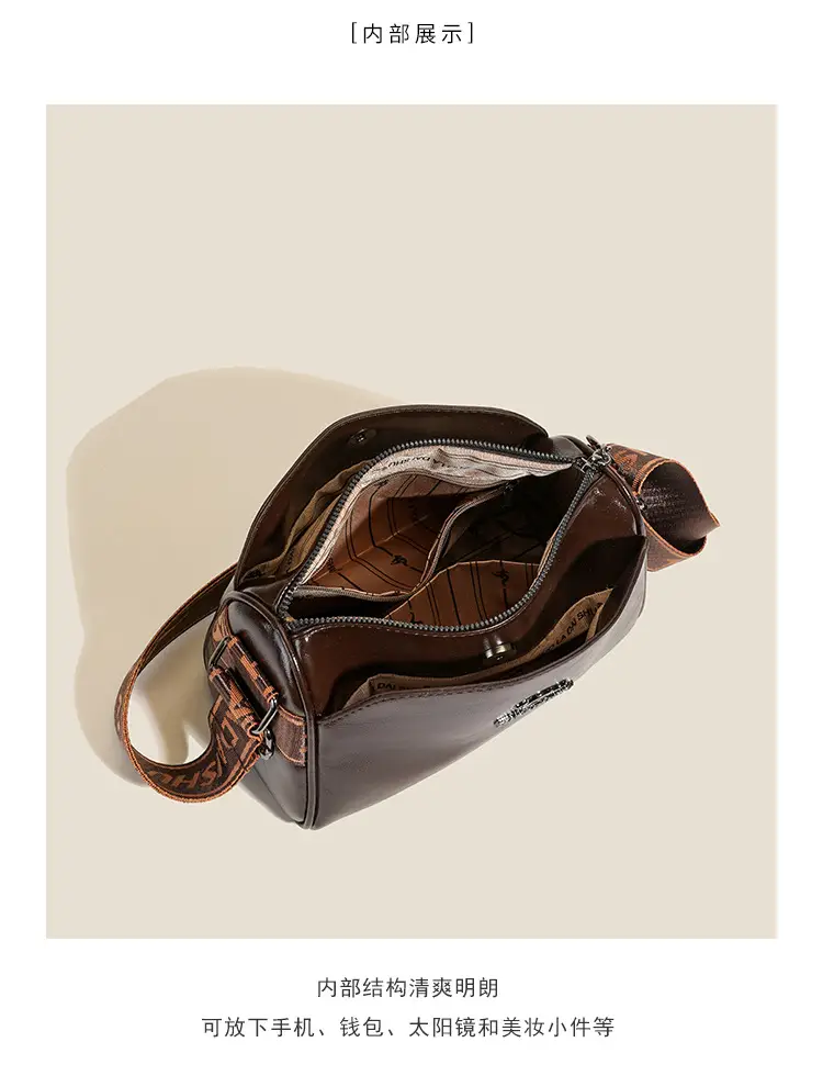 Brown Crossbody Bag with Adjustable Strap for Women — feature 7