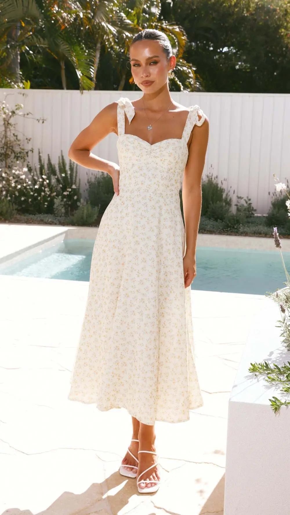 Women Printed Strap Dress Summer 2025 - Image 2
