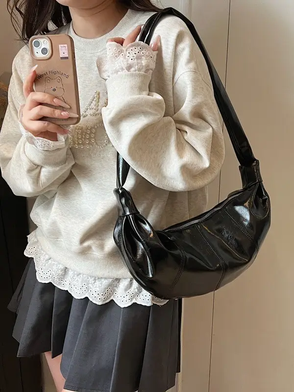 Pink Knotted Crossbody Bag for Women 2026 - Image 7