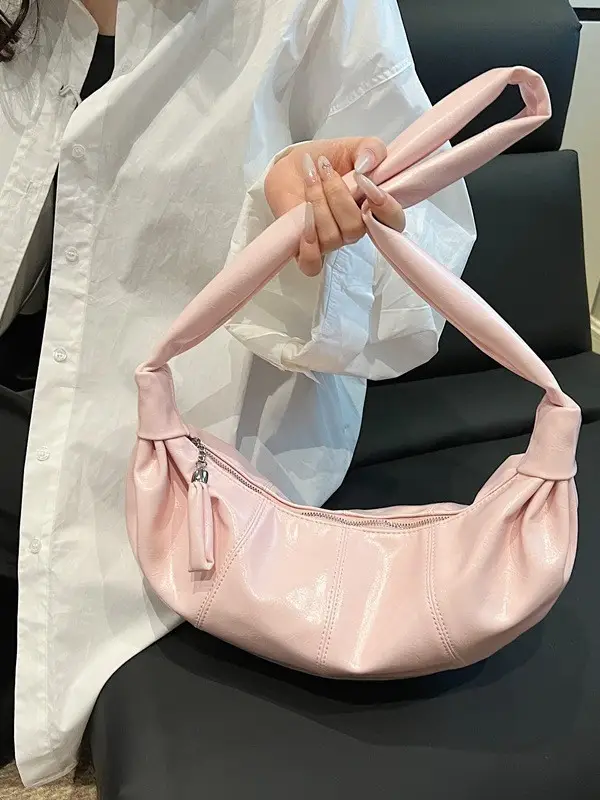 Pink Knotted Crossbody Bag for Women 2026 - Image 9