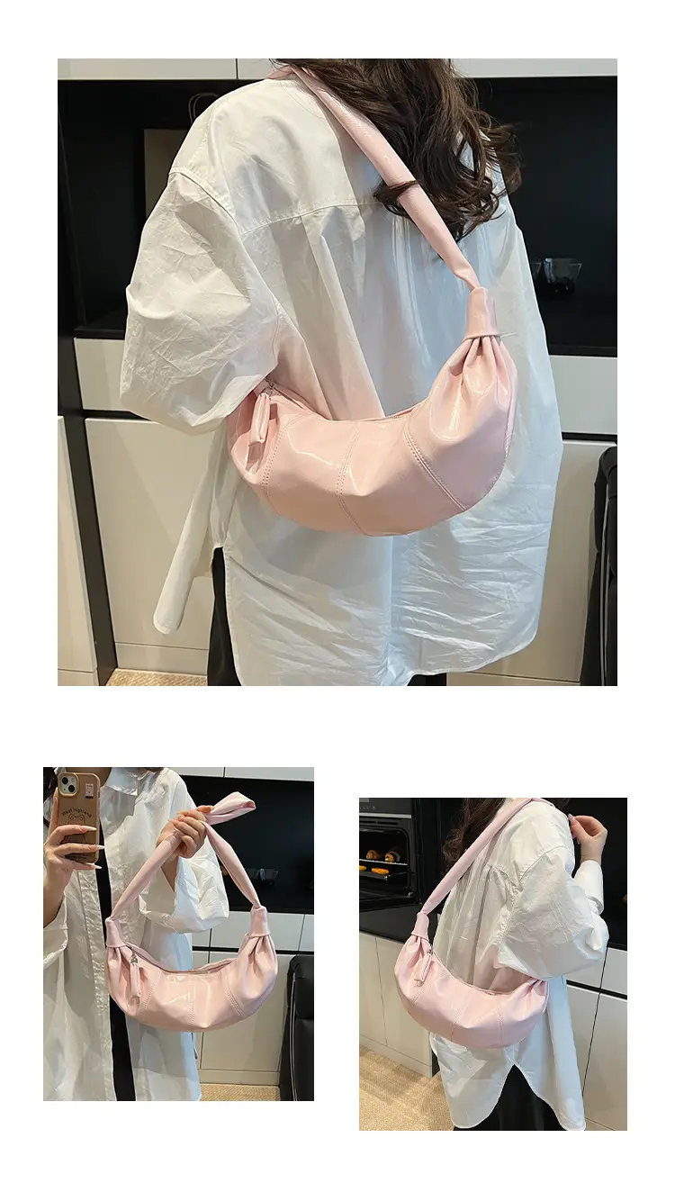 Pink Knotted Crossbody Bag for Women 2026 — feature 9