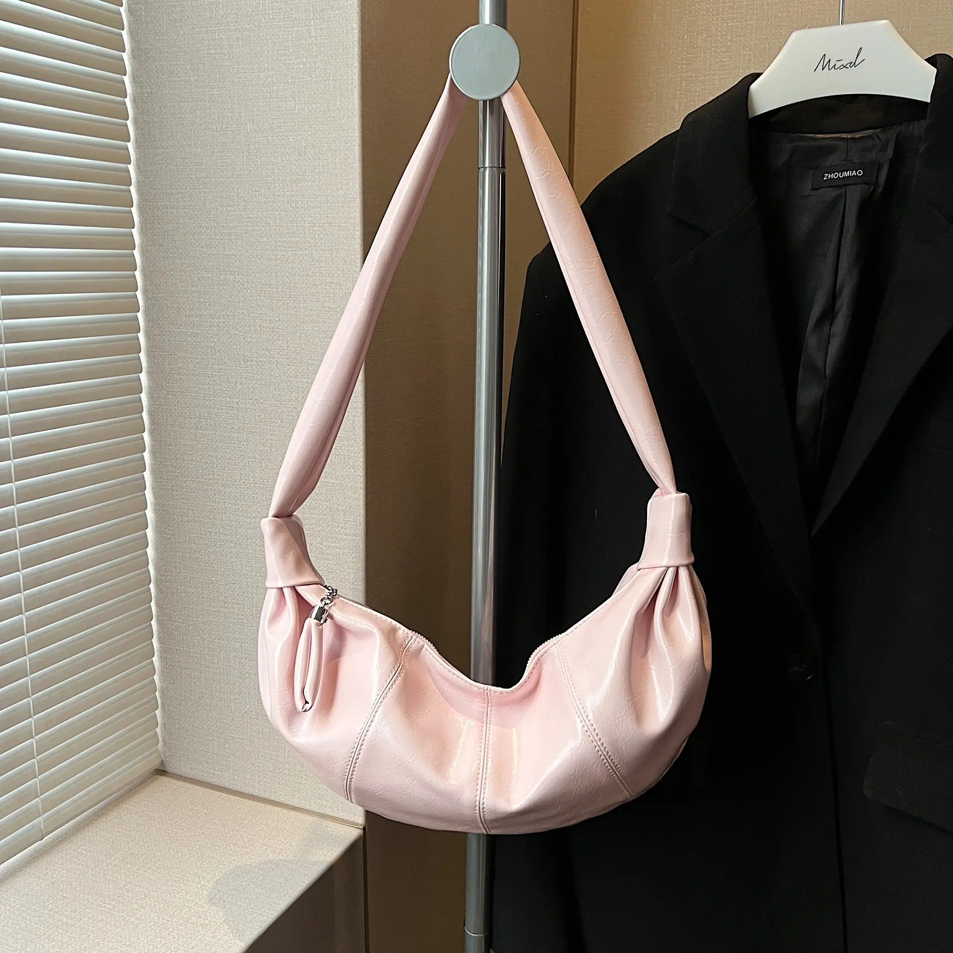 Pink Knotted Crossbody Bag for Women 2026 - Image 2