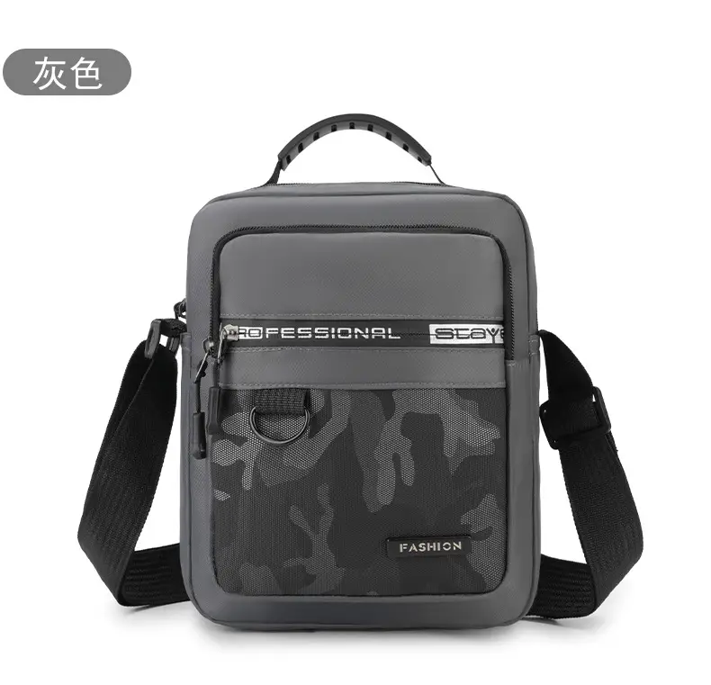 Men's Multi-Color Crossbody Bag with Transparent Pocket — feature 17