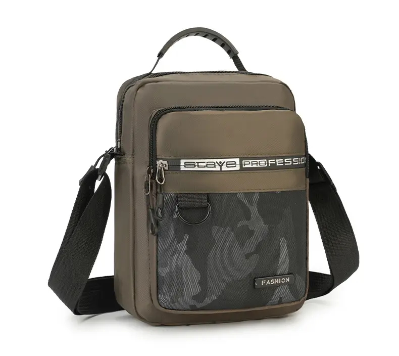 Men's Multi-Color Crossbody Bag with Transparent Pocket — feature 20