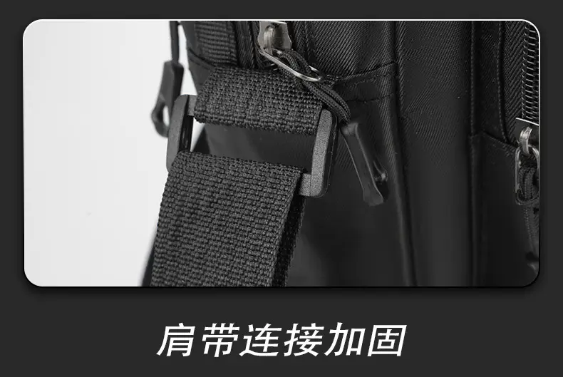 Men's Multi-Color Crossbody Bag with Transparent Pocket — feature 28