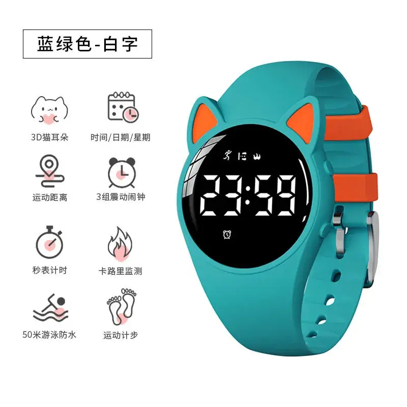Cat-Ears Waterproof Smart Watch for Kids Girls Boys - Image 4