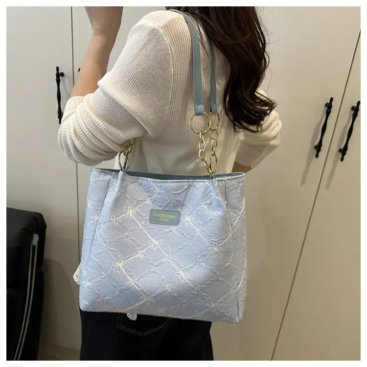 Pink Embroidered Shoulder Bag for Women 2025 — feature 13