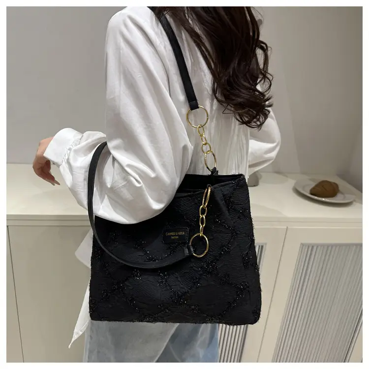 Pink Embroidered Shoulder Bag for Women 2025 — feature 19