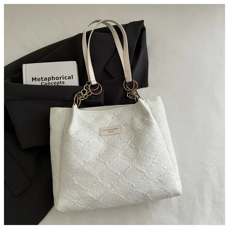 Pink Embroidered Shoulder Bag for Women 2025