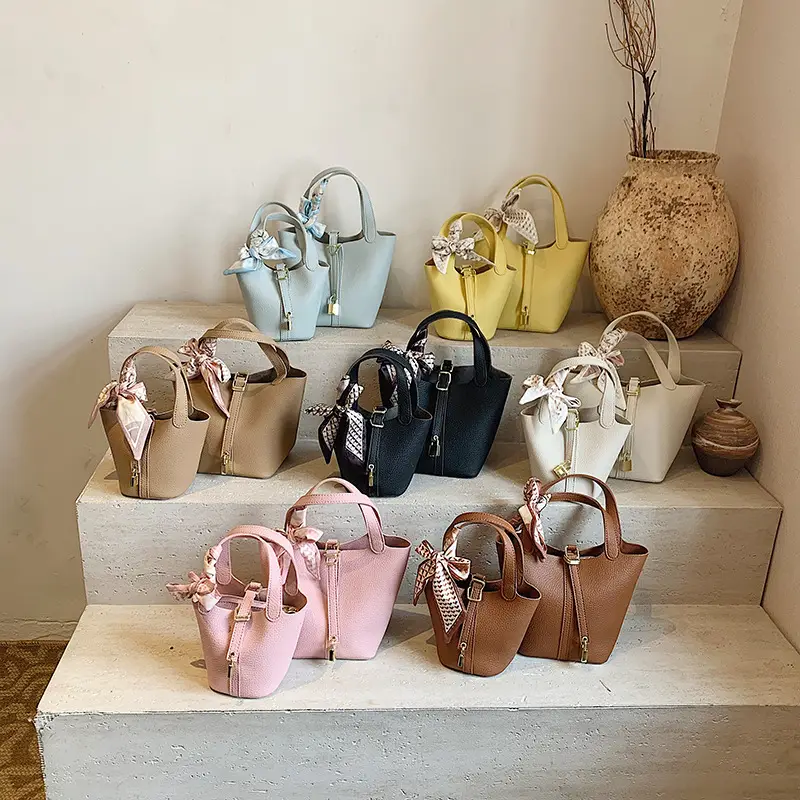 Yellow Lychee Bucket Bag Set 2026 Summer - Image 11