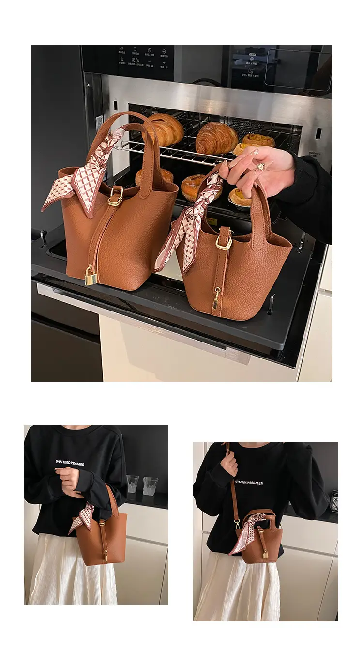 Yellow Lychee Bucket Bag Set 2026 Summer — feature 11