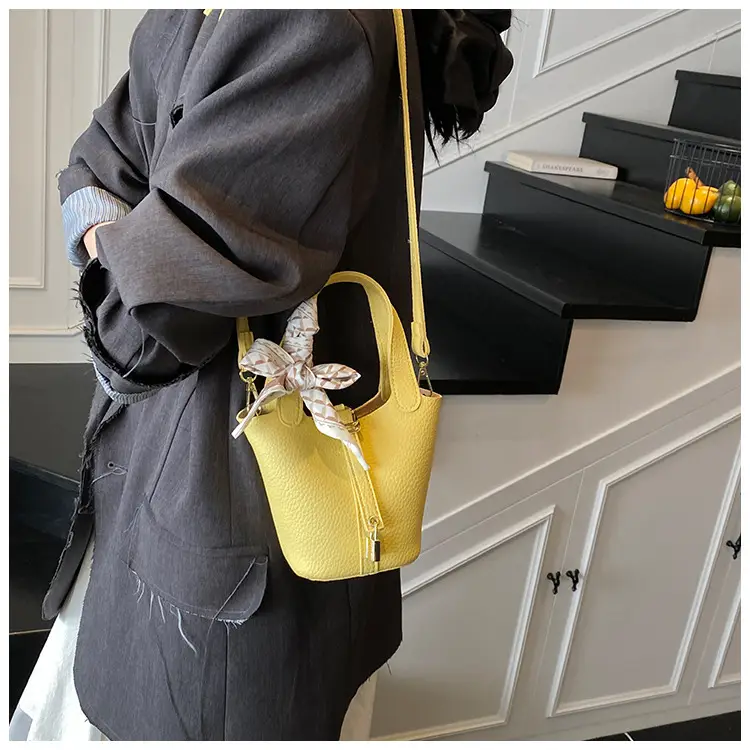 Yellow Lychee Bucket Bag Set 2026 Summer — feature 43