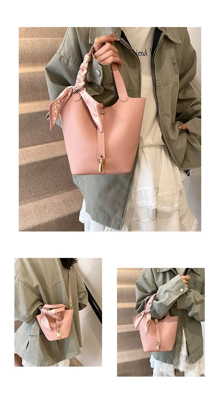 Yellow Lychee Bucket Bag Set 2026 Summer — feature 6
