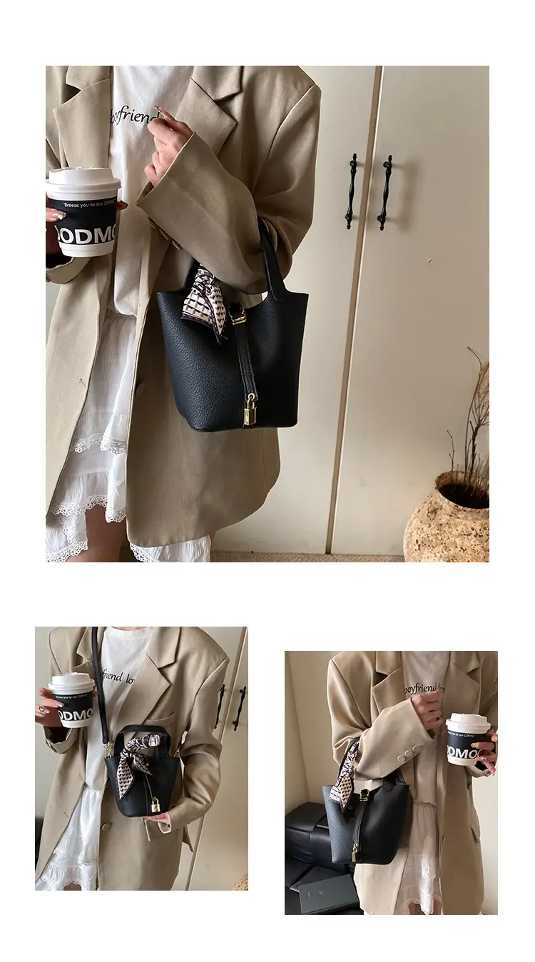 Yellow Lychee Bucket Bag Set 2026 Summer — feature 8