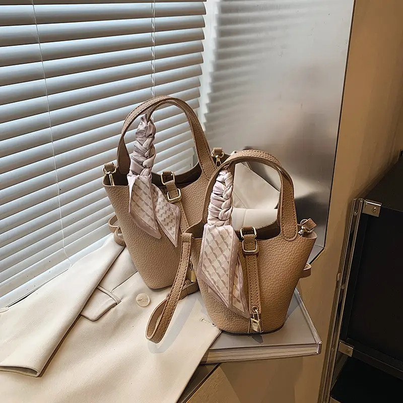 Yellow Lychee Bucket Bag Set 2026 Summer - Image 4