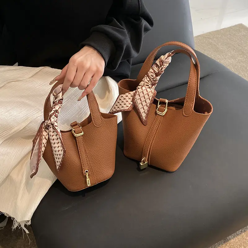 Yellow Lychee Bucket Bag Set 2026 Summer - Image 5