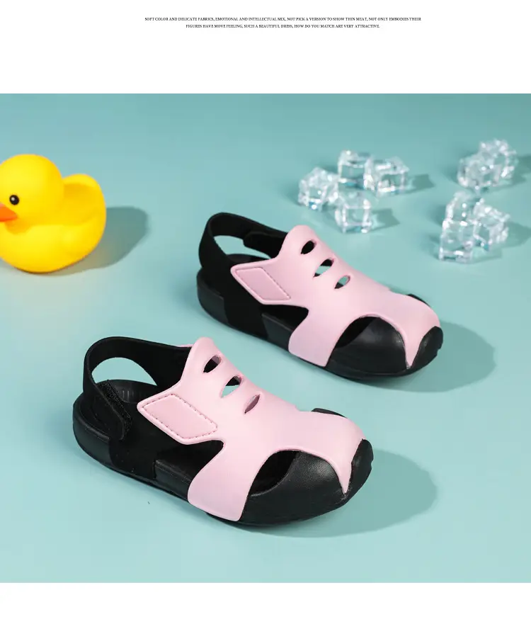 Blue Black EVA Sports Sandals for Kids Girls — feature 18