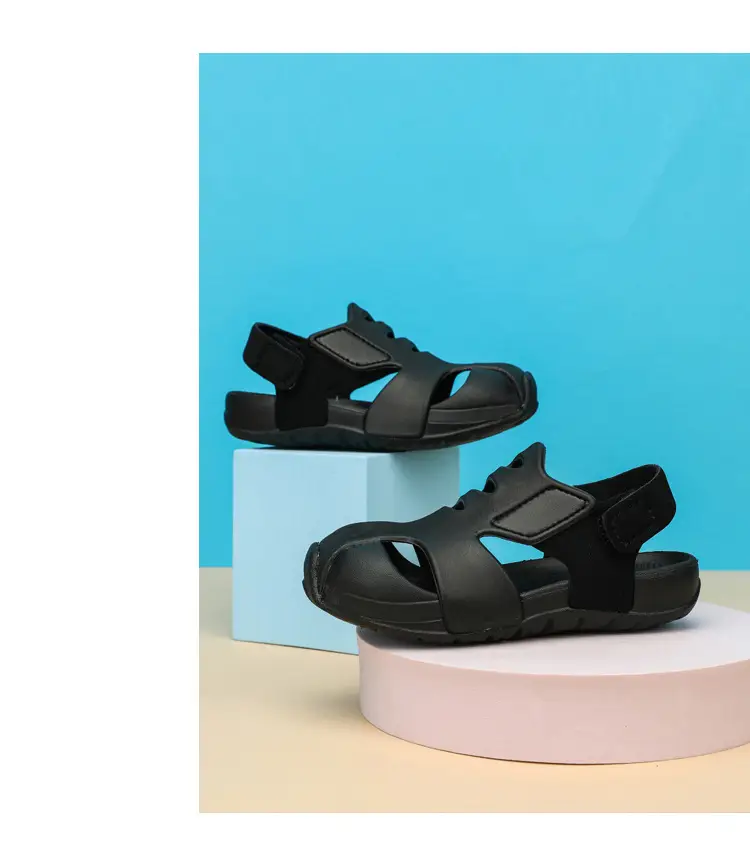 Blue Black EVA Sports Sandals for Kids Girls — feature 22