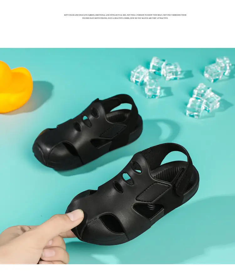Blue Black EVA Sports Sandals for Kids Girls — feature 23