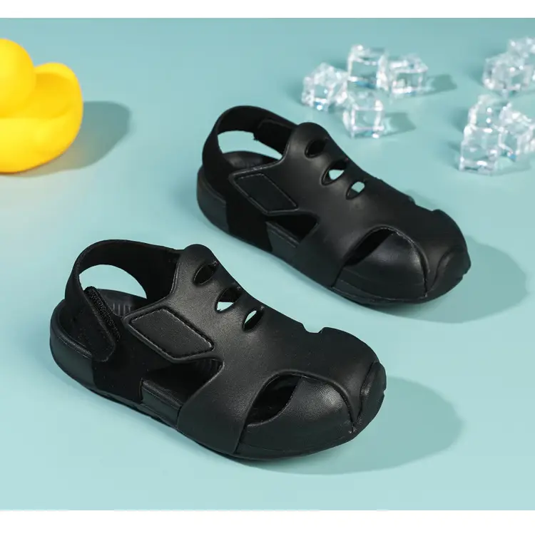 Blue Black EVA Sports Sandals for Kids Girls — feature 24