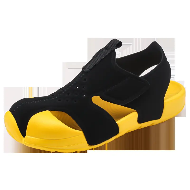 Blue Black EVA Sports Sandals for Kids Girls