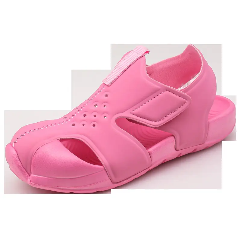 Blue Black EVA Sports Sandals for Kids Girls