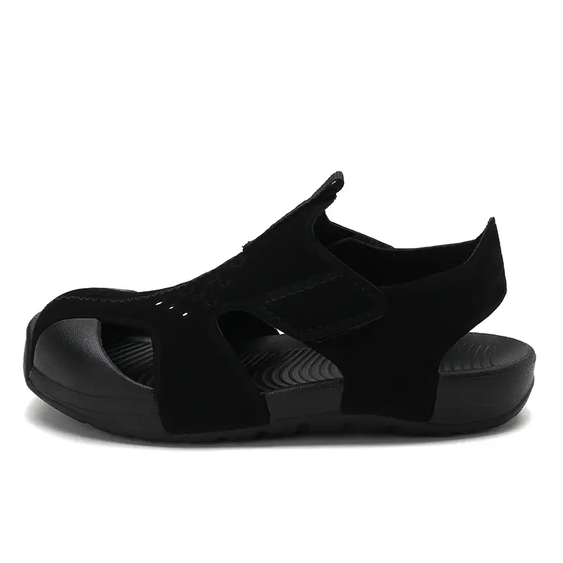 Blue Black EVA Sports Sandals for Kids Girls