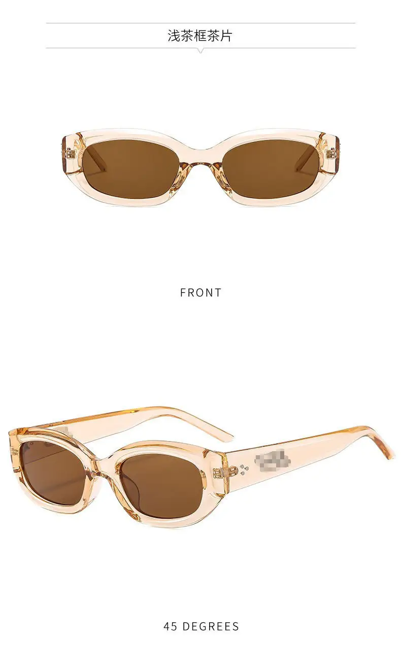 Women Square Frame Sunglasses Anti-UV Black — feature 13