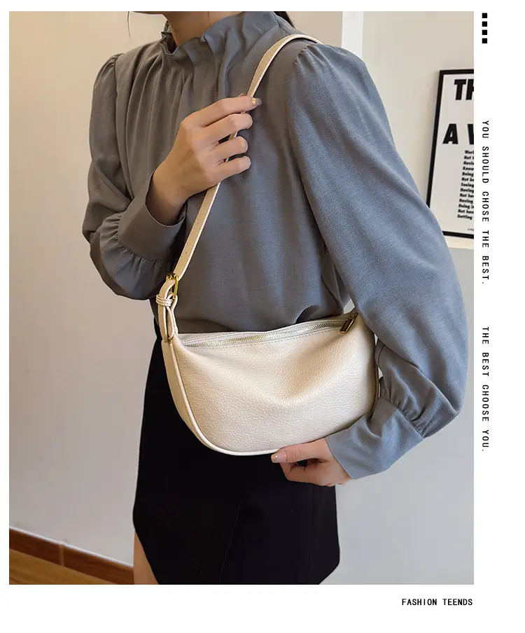 Women's Tan Leather Shoulder Bag 2026 New Style — feature 1