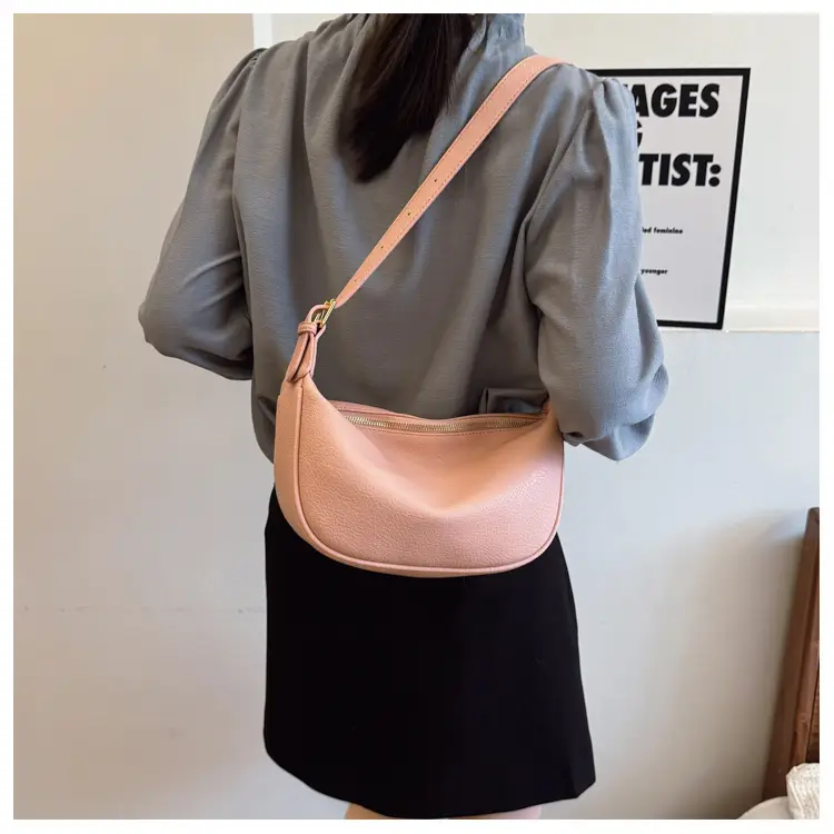 Women's Tan Leather Shoulder Bag 2026 New Style — feature 10