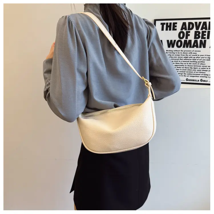 Women's Tan Leather Shoulder Bag 2026 New Style — feature 12
