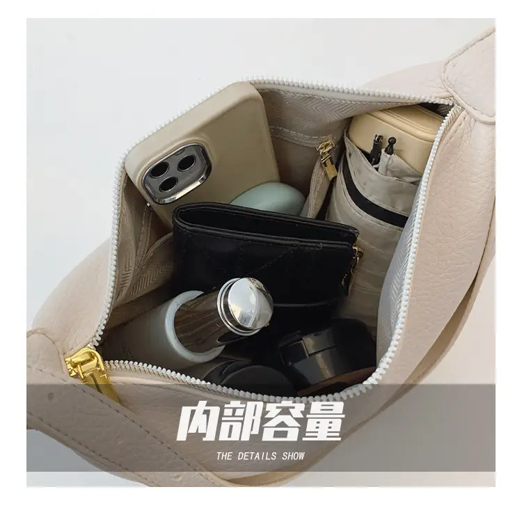 Women's Tan Leather Shoulder Bag 2026 New Style — feature 7